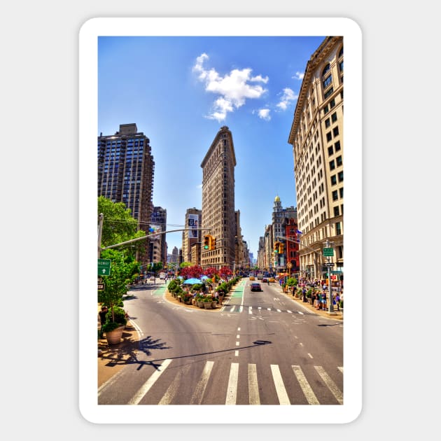 Flatiron Building New York City Sticker by tommysphotos